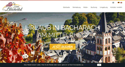 Desktop Screenshot of hotel-bacharach.de