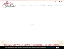 Tablet Screenshot of hotel-bacharach.de